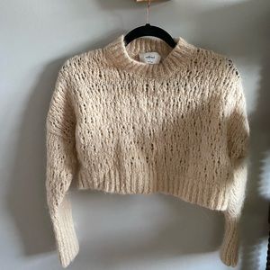 Wilfred cropped knit sweater